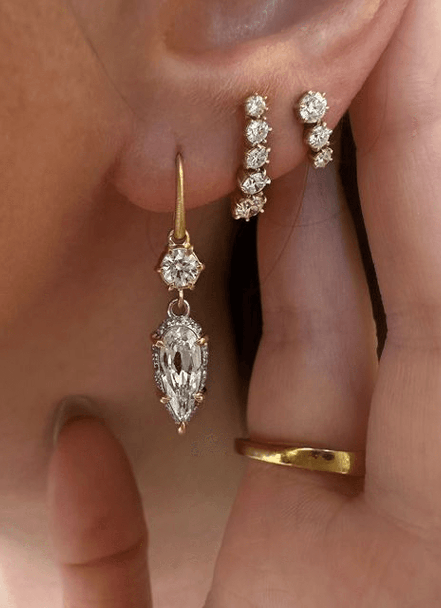 Earrings collection showcases